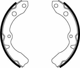 Brake shoe set DAIHATSU