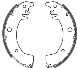 Brake shoe set RENAULT