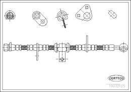 Brake hose HONDA ACCORD