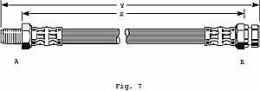 Brake hose HYUNDAY,MITSUBISHI