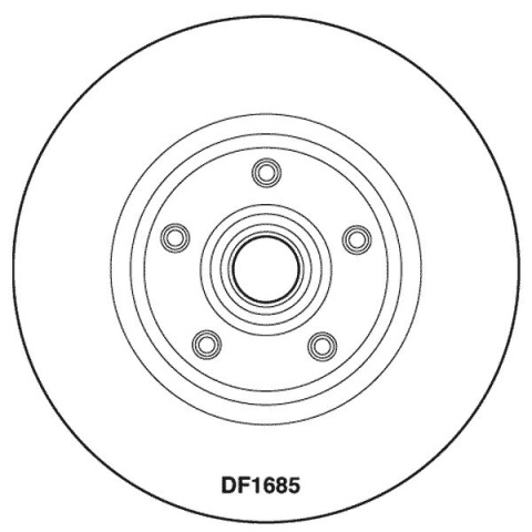 Brake disc VOLVO 740,760