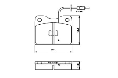 Brake Pad Set CITROEN