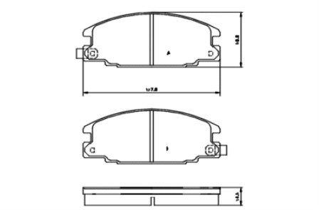 Brake Pad Set ISUZU