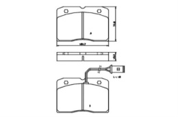 Brake Pad Set IVECO DAILY