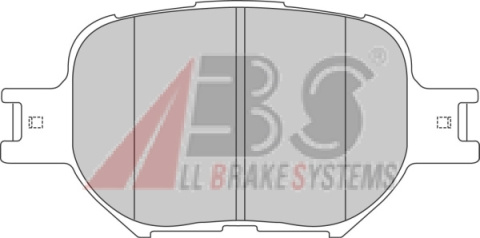 BRAKE PADS Toyota Celica 1.8-6V (V) 00- BRAKE PADS Toyota Celica 1.8-6V (V) 00-
