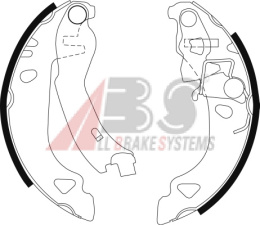 BRAKE SHOES Fiat/Lancia Brava/Bravo/Punto/Y (R) 94-