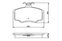 Brake Pad Set AUDI