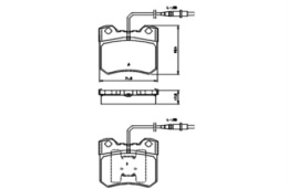 Brake Pad Set CITROEN AX