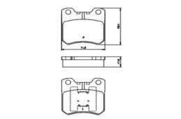 Brake Pad Set CITROEN SAXO