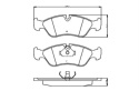 Brake Pad Set DAEWOO,OPEL