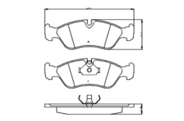 Brake Pad Set DAEWOO,OPEL