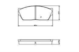 Brake Pad Set HONDA