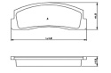 Brake Pad Set LADA NIVA