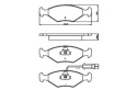 Brake Pad Set PALIO