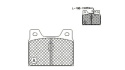 Brake Pad Set PEUGEOT