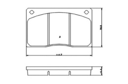 Brake Pad Set RENAULT,MASTER