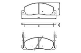 Brake Pad Set RENAULT TRAFIC