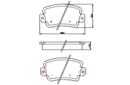 Brake Pad Set RENAULT TRAFIC