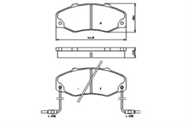 Brake Pad Set RENAULT