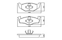 Brake Pad Set SEAT,VW