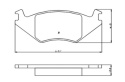 Brake Pad Set VW