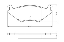 Brake Pad Set VW