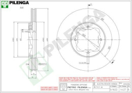 Tarcza hamulcowa PILENGA V427 ROVER