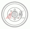 BRAKE DRUMS Fiat TEM./ TIP./ FIORINO 88-