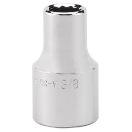 3/8''AF 12PT SOCKET 1/2DR PCKD