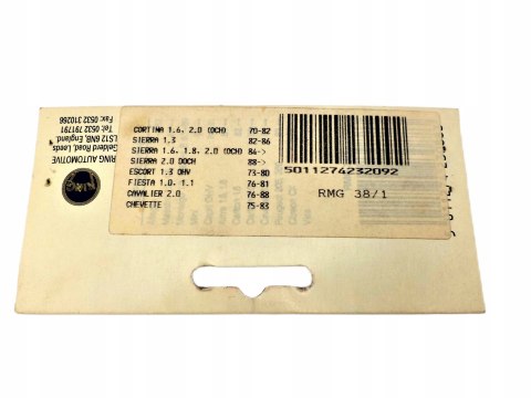 Ring, Uszczelka termostatu FORD RMG38/1 Ring, Uszczelka termostatu FORD RMG38/1