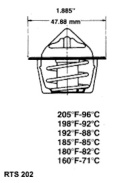 Termostat AUDI 80