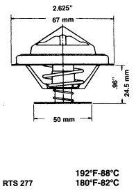 Termostat PORSCHE,RENAULT