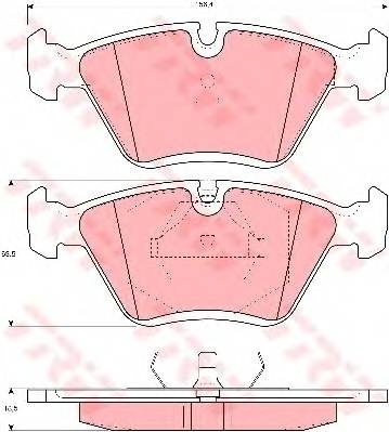 AUDI 100 200 COUPE 2.2 brake pads