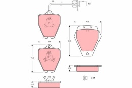 Brake pads Audi A6 2.7T (1997-2005)
