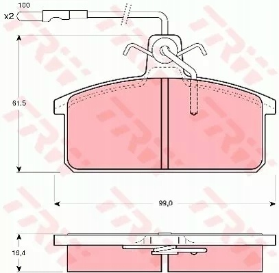 Klocki hamulcowe seat ibiza I