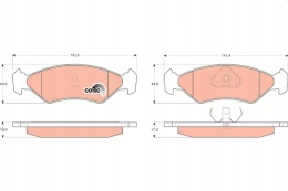 Klocki hamulcowe przód FORD FIESTA III IV