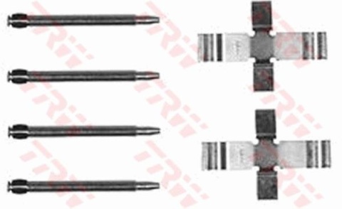 Brake pad fitting kit AUDI, VW