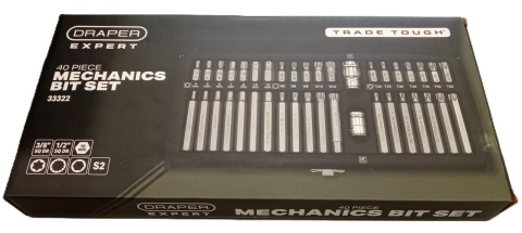 TX-STAR/HEX/XZN BIT SET 40PC
